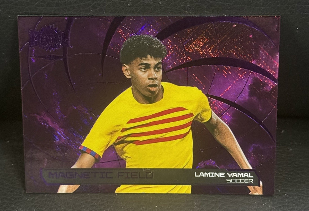 2026 UD Metal Universe Lamine Yamal MAGNETIC FIELD Purple  9/10 Rare World Cup