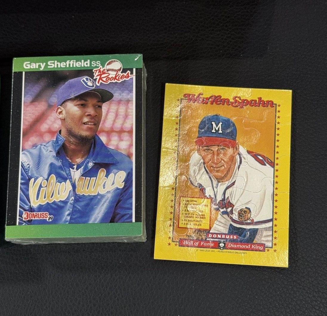 1989 Donruss The Rookies Factory Sealed 2 Set Lot Ken Griffey Jr RC Mint 2 Sets