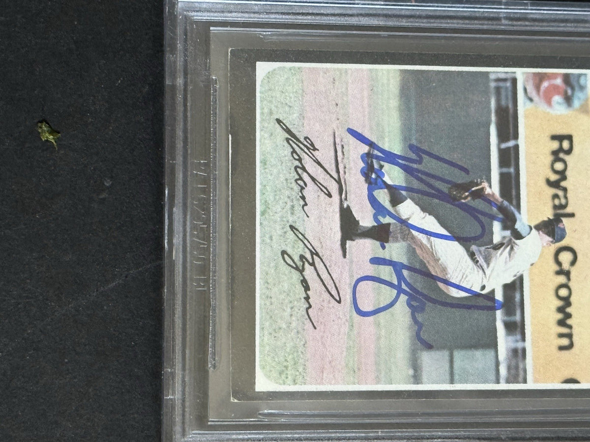 Nolan Ryan Signed 1971 Topps #513 Nice Auto BAS Mets Rangers Angels Astros HOF