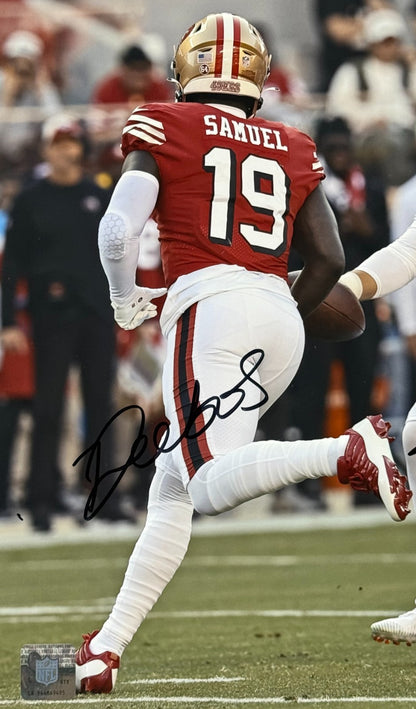 Brock Purdy Deebo Samuel McCaffrey Signed 16x20 Framed Photo 49ers Auto Fanatics