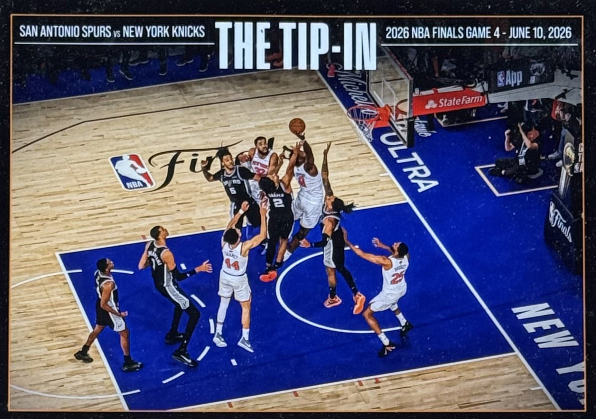 OG Anunoby Tip 2026 NBA Finals Knicks Photo Framed Drawn Play Highland Mint Coin