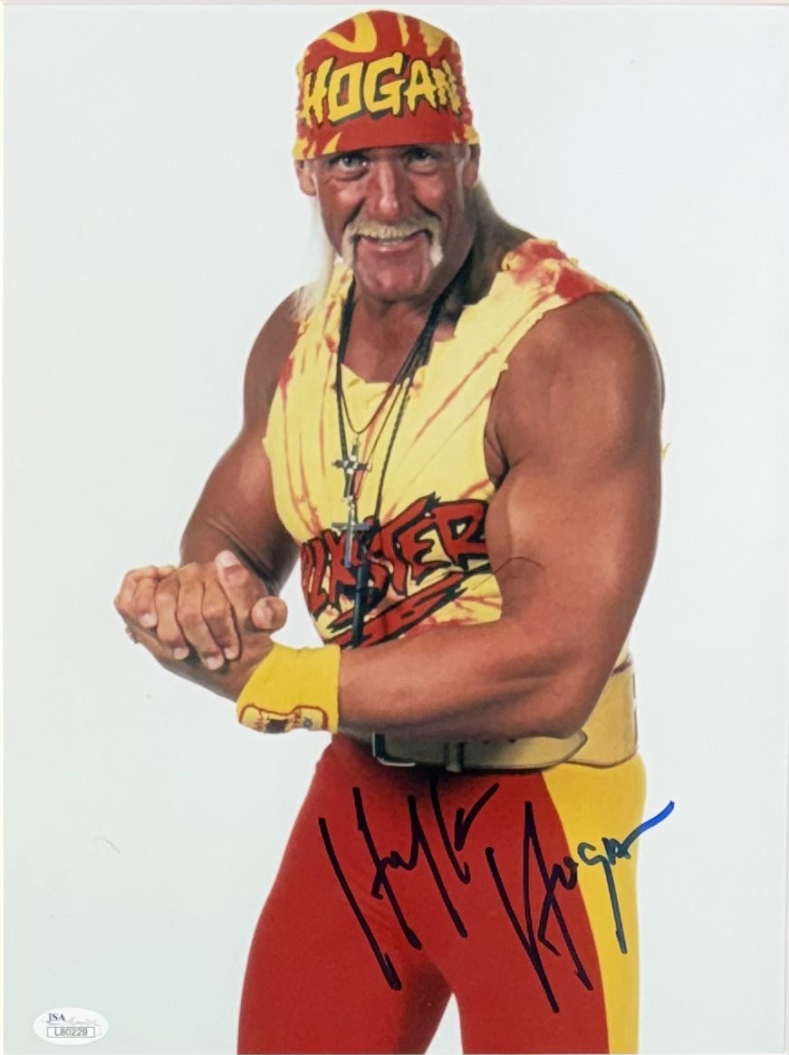 Hulk Hogan Signed 11x14 Photo Framed Mint Auto WWE HOF Hulkster JSA COA