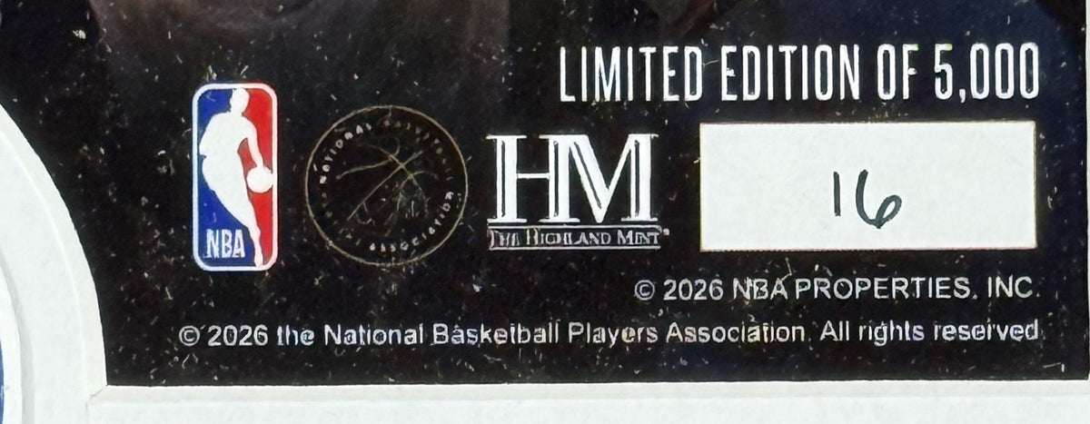 NY Knicks 2026 NBA Champions Banner Bronze Coin Highland Mint Brunson OG KAT