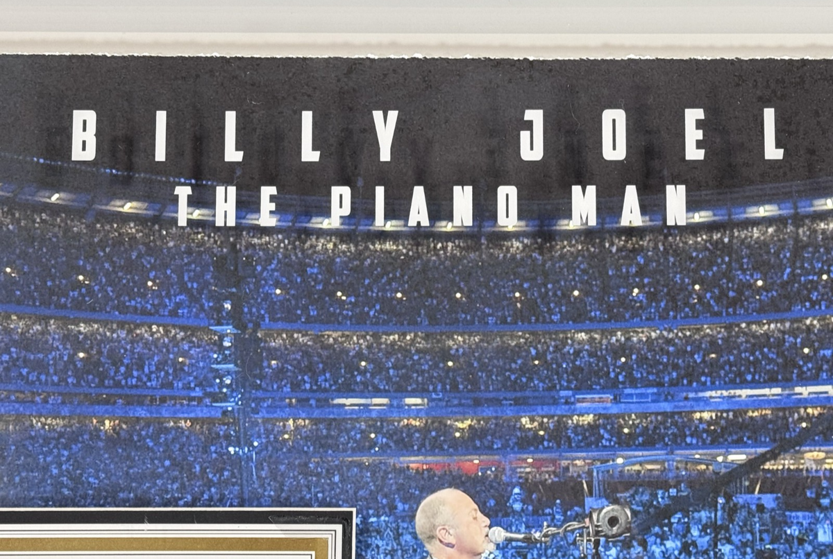 Billy Joel Piano Man Signed Lyrics Sheet 3D Shadowbox Auto Gotta Have It COA