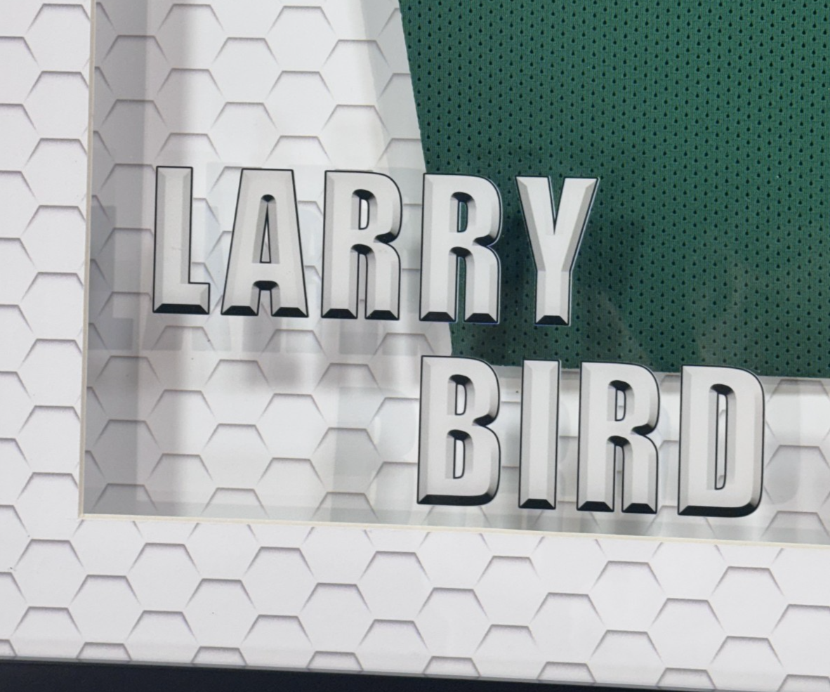 Larry Bird Signed Boston Celtics Jersey Framed LED Shadowbox Auto LB COA HOF
