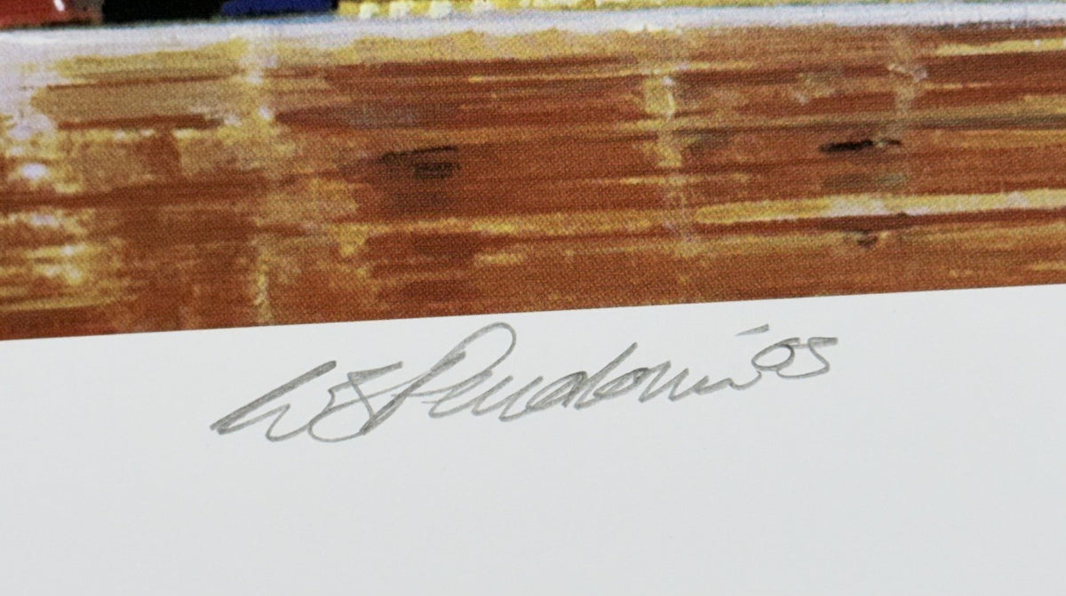 Larry Bird Boston Celtics HOF 18x24 LE /1000 Lithograph Photo Bill Purdom Signed