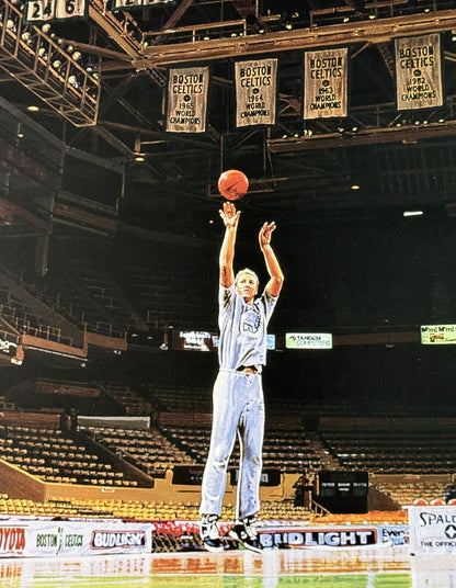 Larry Bird Boston Celtics HOF 18x24 LE /1000 Lithograph Photo Bill Purdom Signed