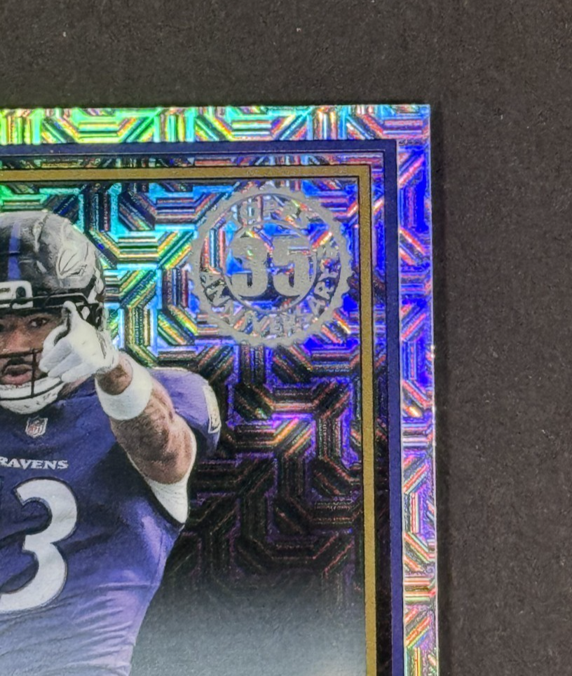 2026 Topps Flagship Elijah Sarratt 1991 35th Anniversary Mojo Ravens Rookie Auto