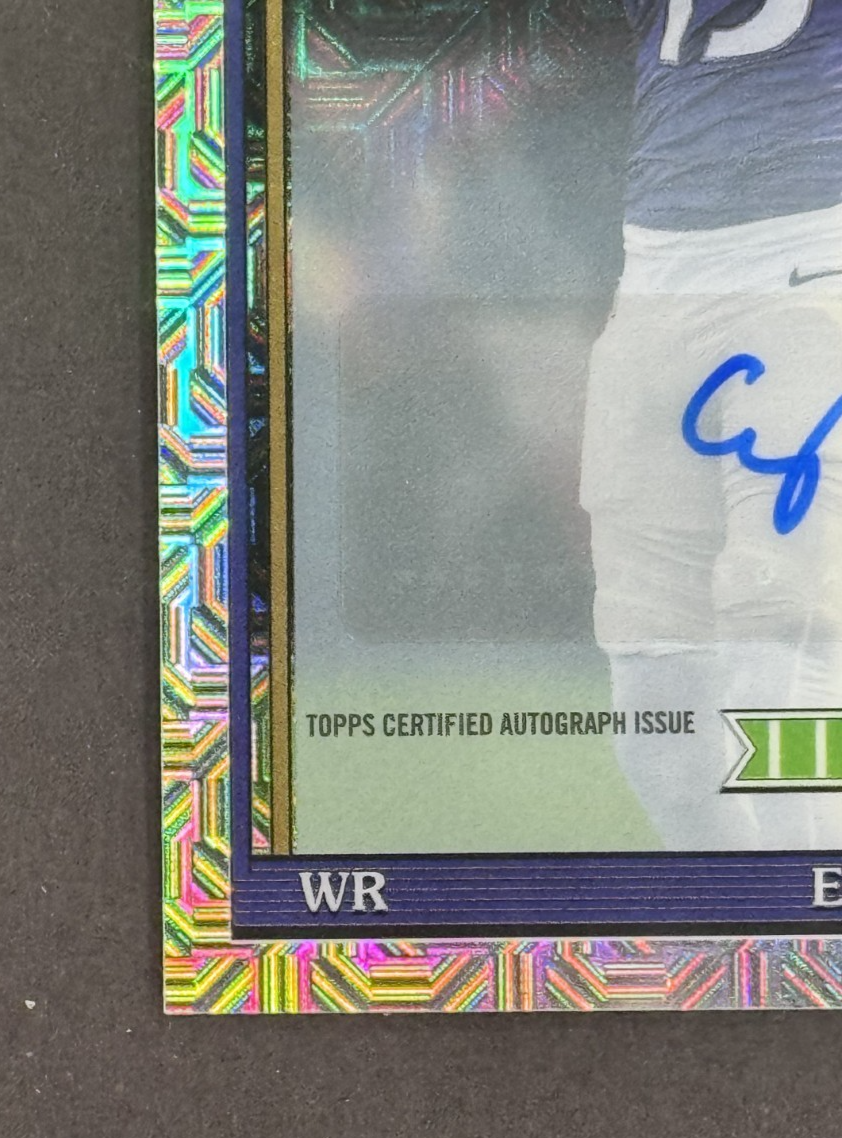 2026 Topps Flagship Elijah Sarratt 1991 35th Anniversary Mojo Ravens Rookie Auto