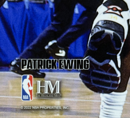Patrick Ewing HOF Knicks Signed 11x14 Highland Mint Framed Photo 33 Auto Steiner