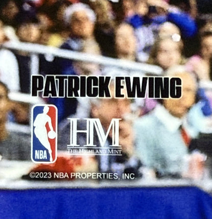 Patrick Ewing HOF Knicks Signed 11x14 Highland Mint Framed Photo 33 Auto Steiner
