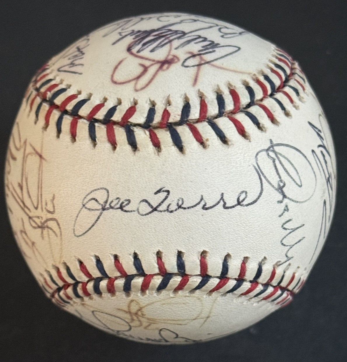 2000 All Star Game Team Signed Baseball MARIANO RIVERA TORRE Mcgriff Auto Psa