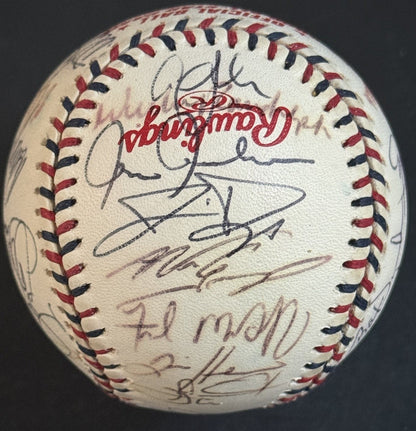 2000 All Star Game Team Signed Baseball MARIANO RIVERA TORRE Mcgriff Auto Psa