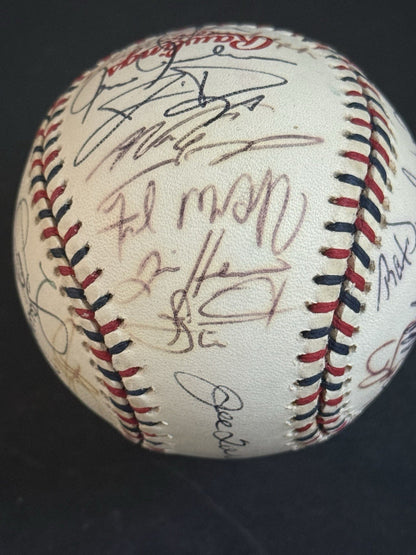 2000 All Star Game Team Signed Baseball MARIANO RIVERA TORRE Mcgriff Auto Psa
