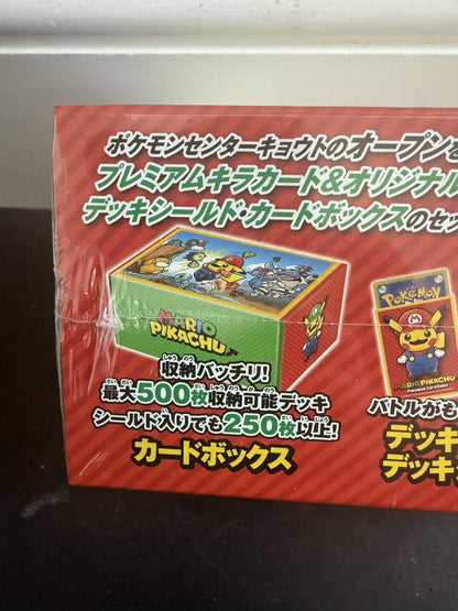 Mario Pikachu Japanese Pokemon Center TCG XY Break Factory SEALED Box Mint