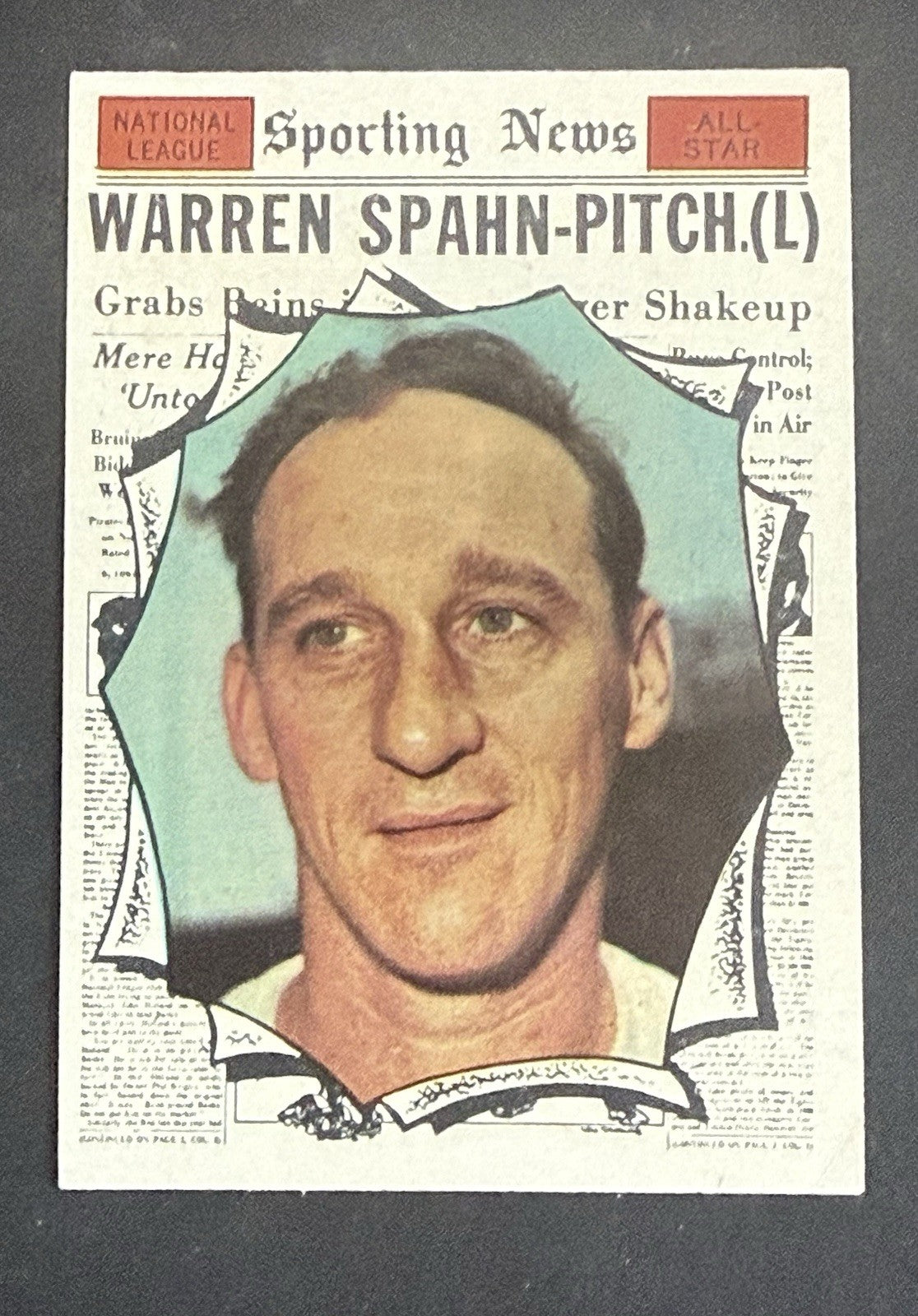 Topps 1961 Topps #589 Warren Spahn High # All-Star Milwaukee Braves Card HOF