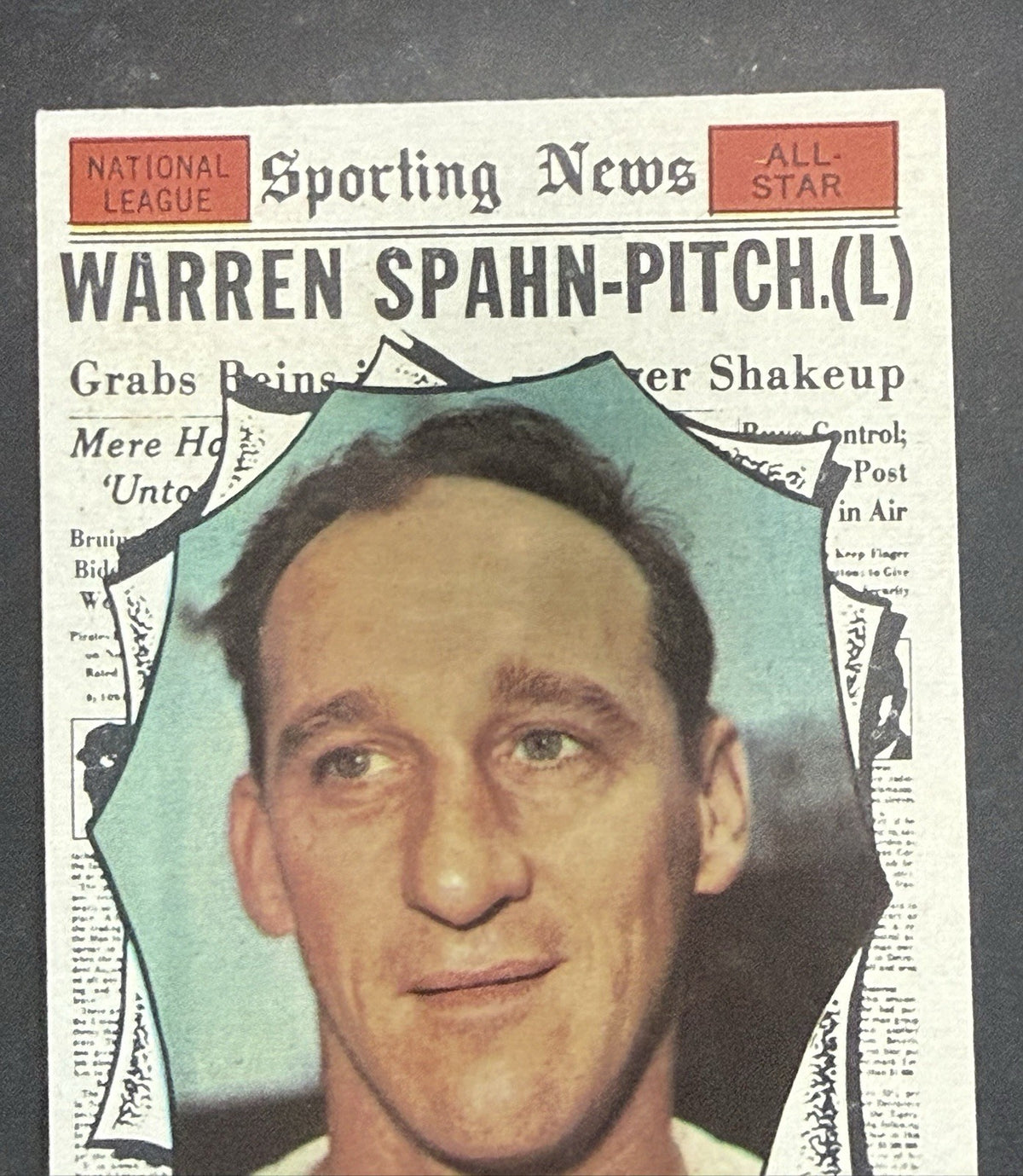 Topps 1961 Topps #589 Warren Spahn High # All-Star Milwaukee Braves Card HOF