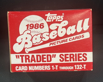 1986 Topps Baseball Factory Traded Set Mint Bo Jackson Barry Bonds Rookie Rc