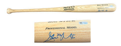 Steven Matz Signed Rawlings 33.5 Inch Pro Model Baseball Bat Rays Auto MLB COA