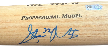 Steven Matz Signed Rawlings 33.5 Inch Pro Model Baseball Bat Rays Auto MLB COA