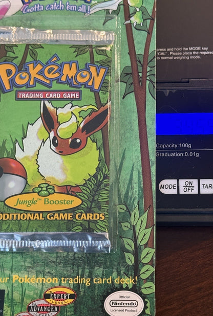 Wizards of the Coast Pokémon Jungle Blister Booster Pack Sealed 34.59 Weight MT