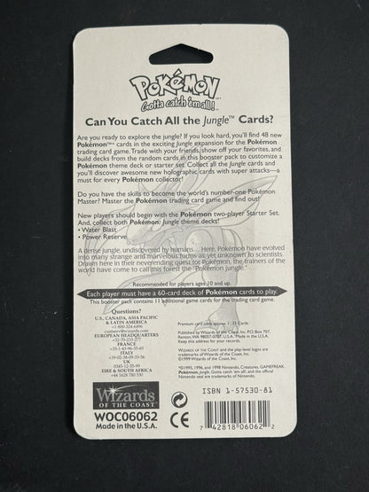 Wizards of the Coast Pokémon Jungle Blister Booster Pack Sealed 34.59 Weight MT