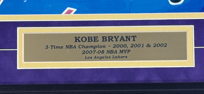 Kobe Bryant Signed 16x20 Photo Framed W/Plaque Auto PSA COA LA Lakers HOF