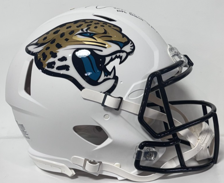 Trevor Lawrence Signed Jaguars Auth Helmet LE/16 #1 Pick Debut Auto Fanatics COA