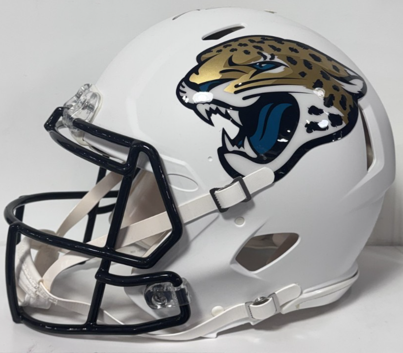 Trevor Lawrence Signed Jaguars Auth Helmet LE/16 #1 Pick Debut Auto Fanatics COA