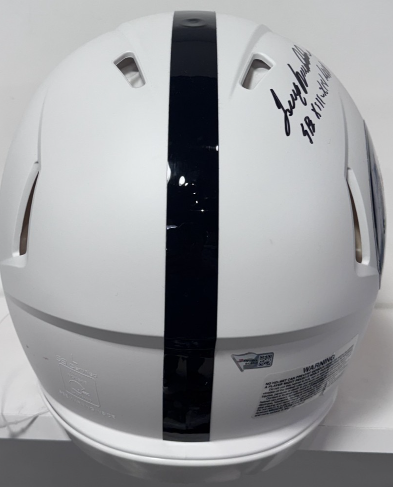 Terry Bradshaw Lynn Swann Signed Steelers Auth Helmet SB MVP Auto Fanatics COA.