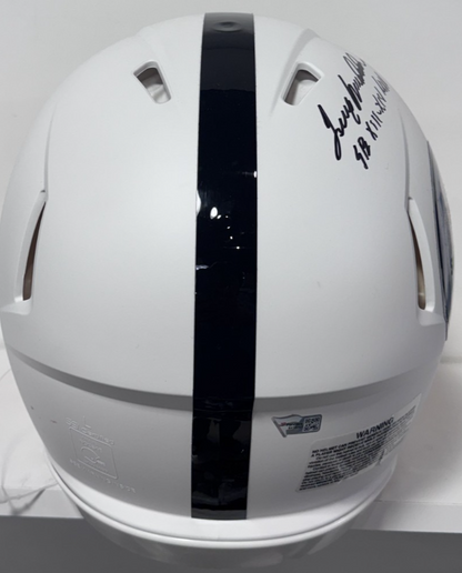 Terry Bradshaw Lynn Swann Signed Steelers Auth Helmet SB MVP Auto Fanatics COA.