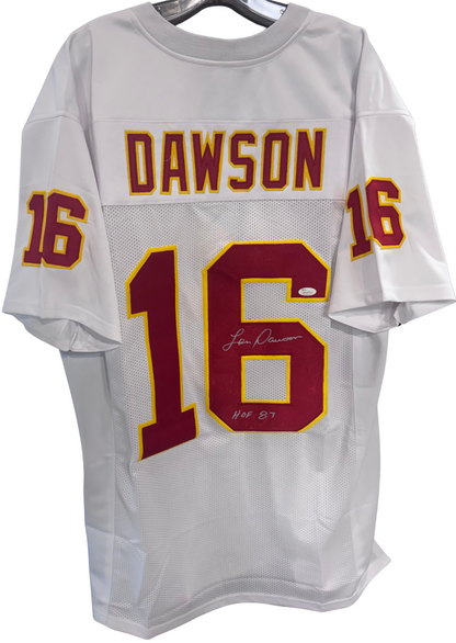 Len Dawson Signed KC Chiefs Jersey HOF 87 Auto JSA COA Size XL