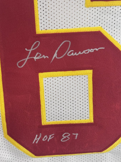 Len Dawson Signed KC Chiefs Jersey HOF 87 Auto JSA COA Size XL