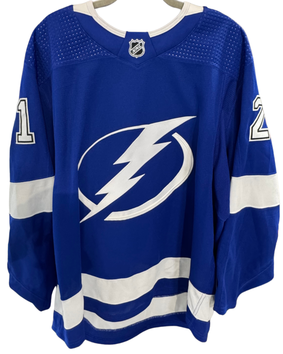 Brayden Point Signed #21 TB Lightning Adidas Authentic Jersey Auto COA Size 56