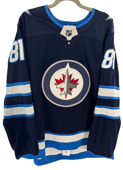 Kyle Connor Signed Winnipeg Jets Adidas Authentic Jersey Auto COA Size 56