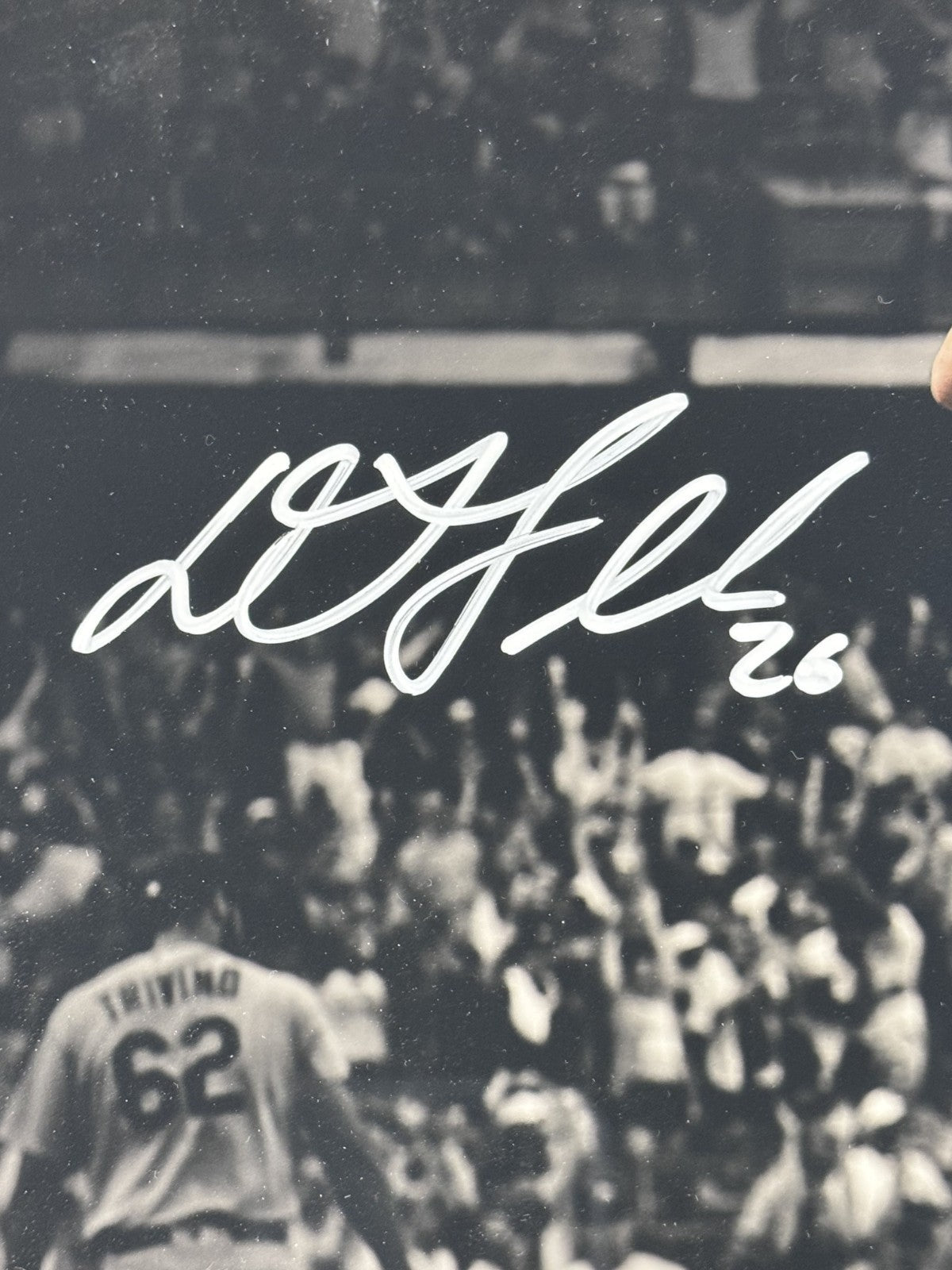 DJ LeMahieu Signed 11x14 Spotlight Photo Framed Auto Fanatics MLB COA NY Yankees