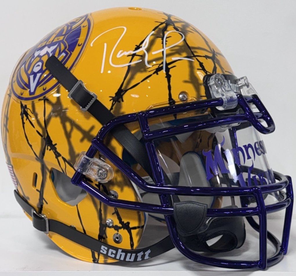 Randy Moss Signed Schutt Authentic Hydro 1/1 Helmet Auto JSA COA Vikings HOF