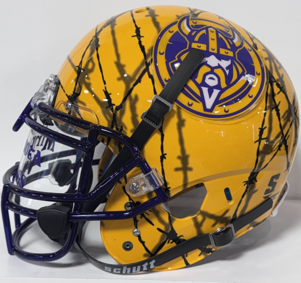 Randy Moss Signed Schutt Authentic Hydro 1/1 Helmet Auto JSA COA Vikings HOF