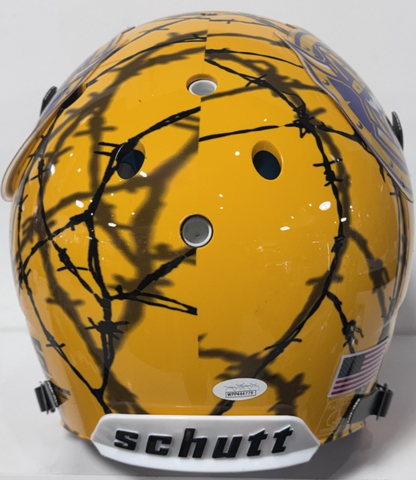 Randy Moss Signed Schutt Authentic Hydro 1/1 Helmet Auto JSA COA Vikings HOF