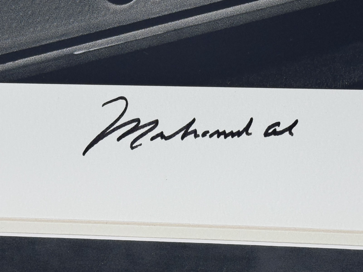 Muhammad Ali Joe Frazier Signed Kalinsky Photo LE/250 Framed Auto Steiner COA