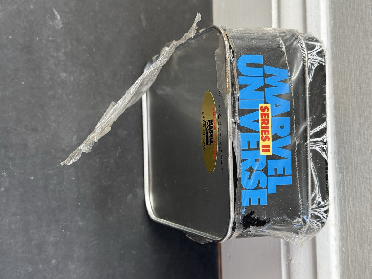 SEALED Marvel Universe Series II Spider-Man Collector Tin 1991 LIMITED /7500