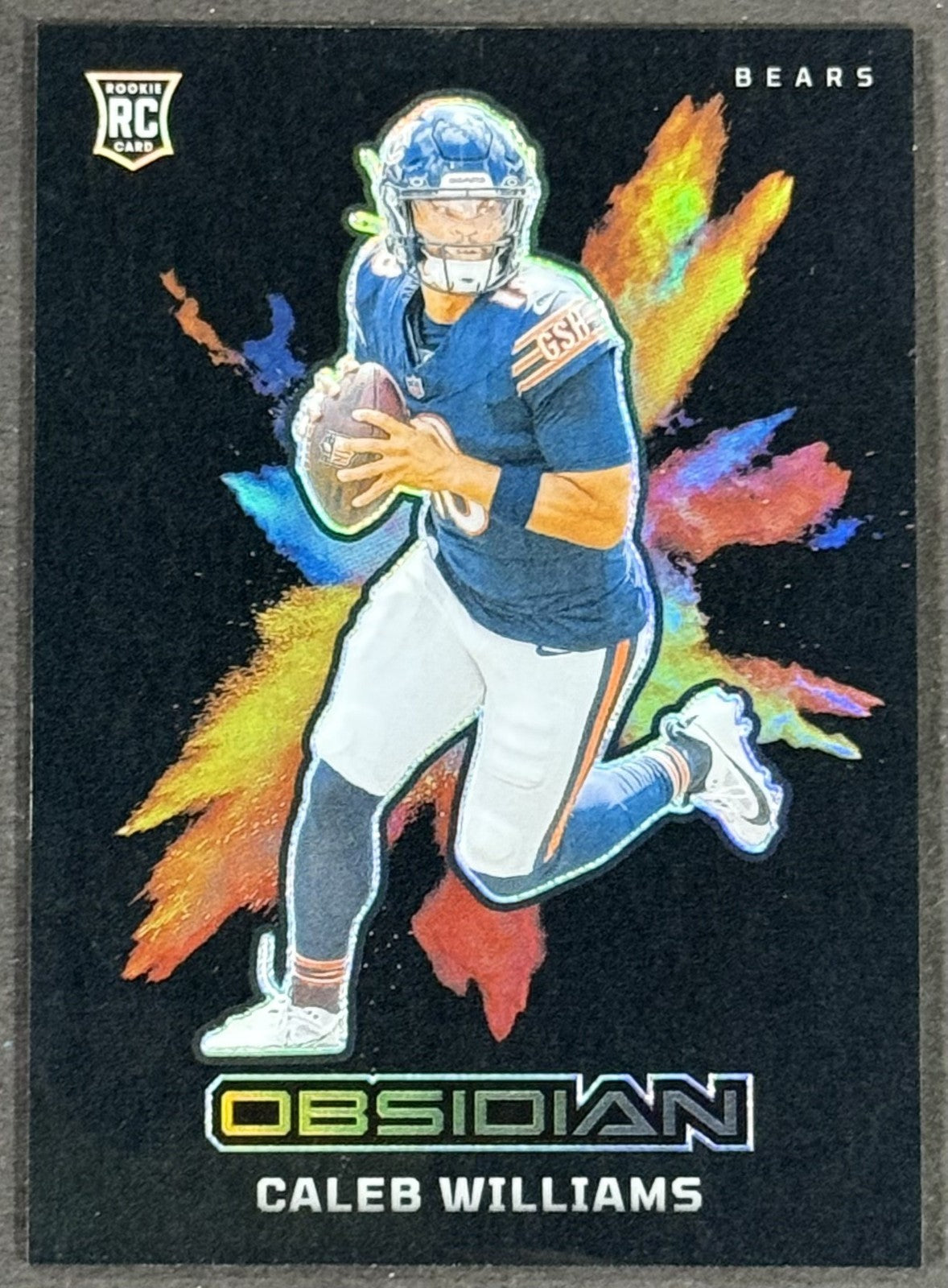 2024 Panini Obsidian Caleb Williams Black Color Blast #1 Rookie Chicago Bears NM