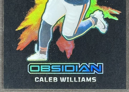 2024 Panini Obsidian Caleb Williams Black Color Blast #1 Rookie Chicago Bears NM