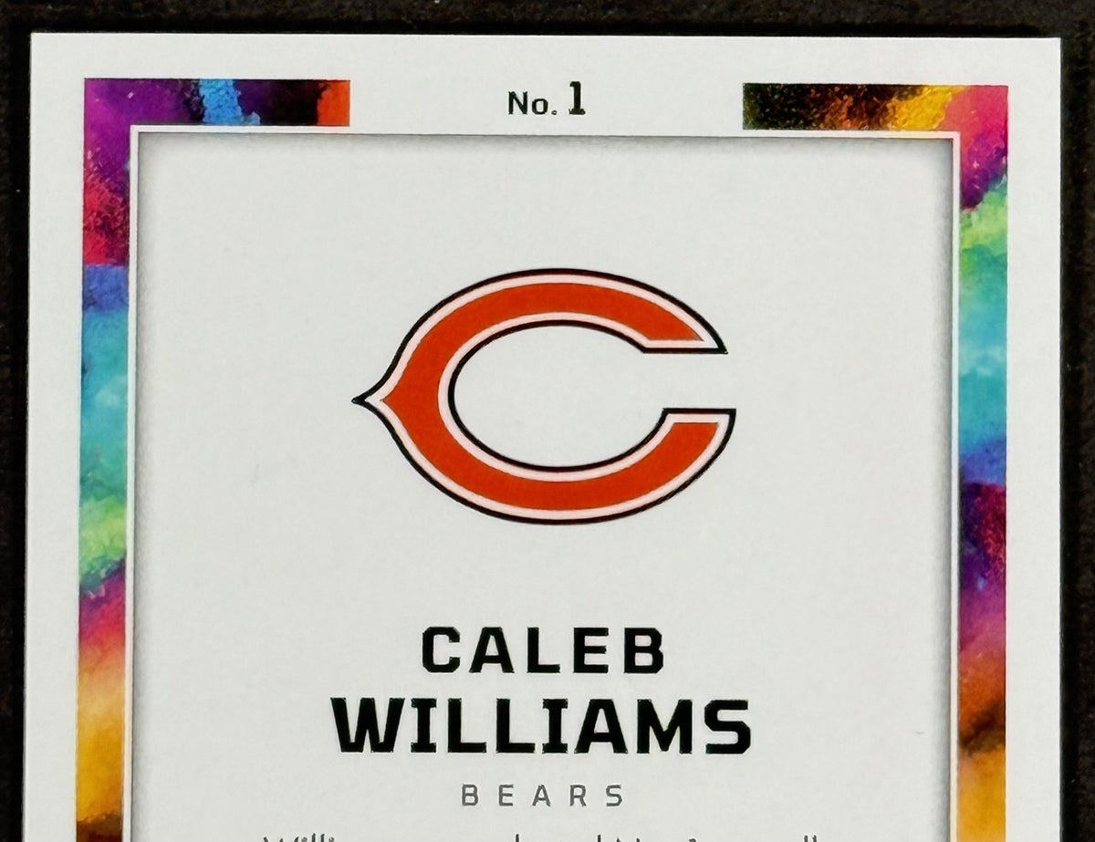 2024 Panini Obsidian Caleb Williams Black Color Blast #1 Rookie Chicago Bears NM