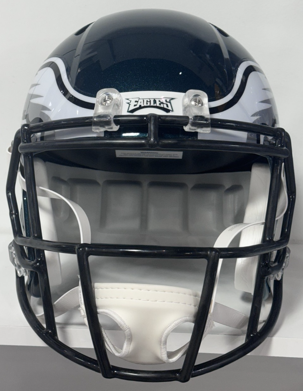 AJ Brown Signed Philadelphia Eagles Riddell Speed Replica FS Helmet Auto BAS COA