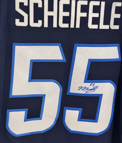 Mark Scheifele Signed Winnepeg Jets Adidas Authentic Jersey Auto COA Size 56
