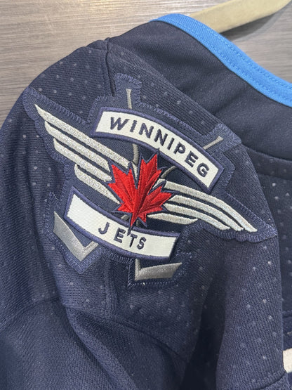 Mark Scheifele Signed Winnepeg Jets Adidas Authentic Jersey Auto COA Size 56