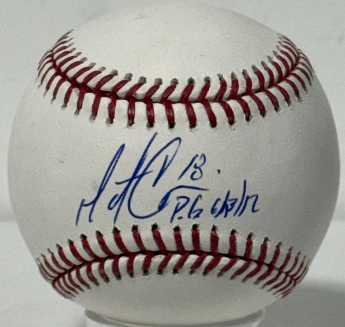 Matt Cain SIGNED Official Baseball Pg 6/13/12 Auto Perfect Game Giants MLB Holo