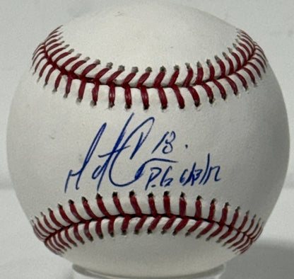 Matt Cain SIGNED Official Baseball Pg 6/13/12 Auto Perfect Game Giants MLB Holo