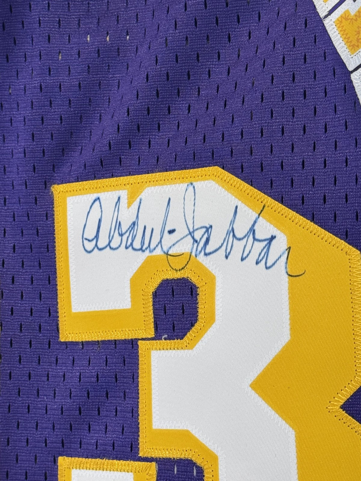 Kareem Abdul Jabbar Signed Adidas 1979 Jersey Auto PSA COA LA Lakers HOF